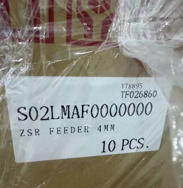 Etiqueta da embalagem de feeders YAMAHA ZSR originais de 4 mm, 10 unidades