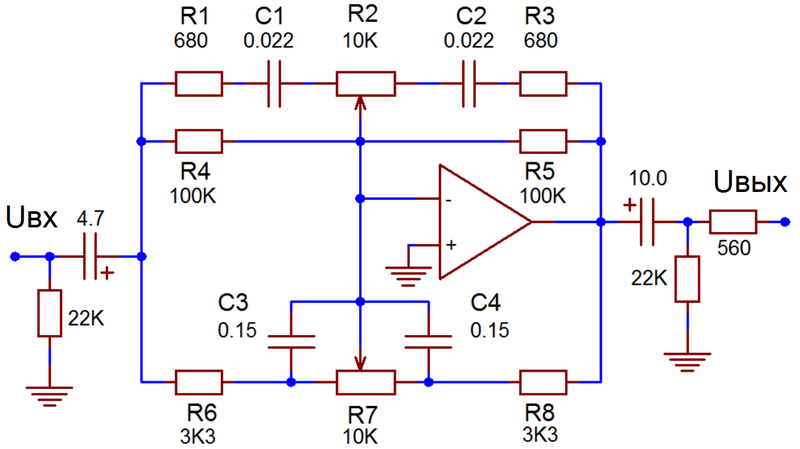 Circuito de pré-amplificador NE5532: Construindo Circuitos Diferentes com este IC Amplificador de Áudio_4